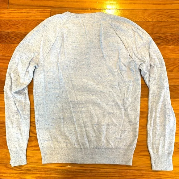 J. Crew Heather Blue Crewneck Sweater - Small - Picture 3 of 5